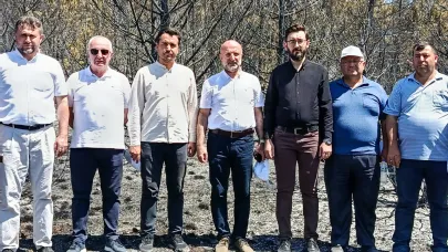 Başkan Şahin’in Koordinesinde AK Parti Teşkilatından Yangına Tam Destek