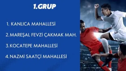 Afyon Muhtarlar Derneği Turnuvasında 1. Grup Belli Oldu