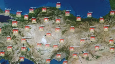 Yarından itibaren sıcaklıklar 3 ila 6 derece azalacak