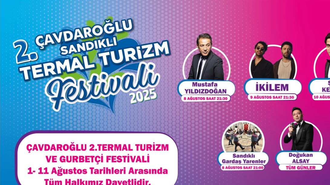 Sandıklı, Çavdaroğlu Termal Turizm ve Gurbetçi Festivali'ne Hazırlanıyor!