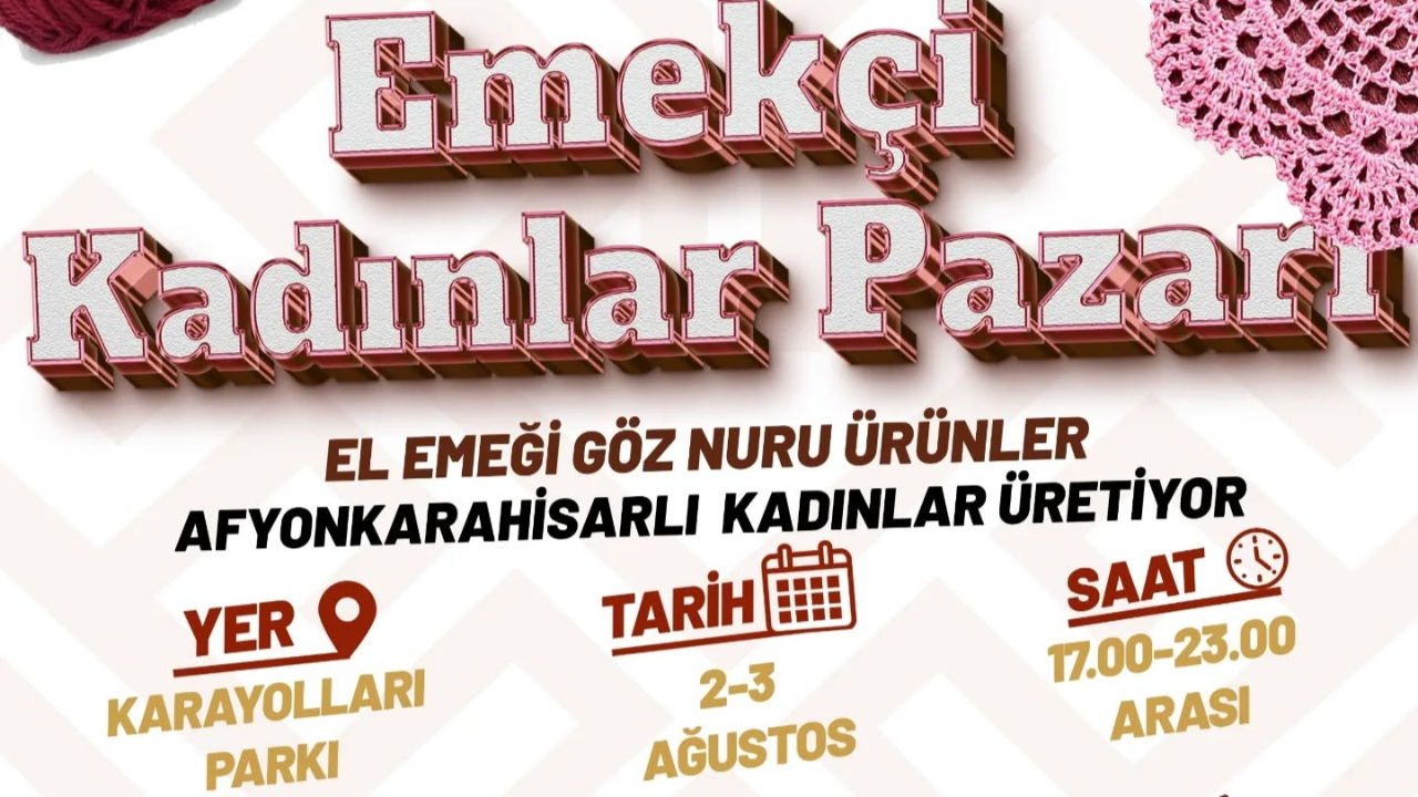 Afyonkarahisar’da Emekçi Kadınlar Pazarı Kapılarını Açıyor