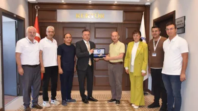 Sendika Temsilcilerinden Rektör Vekili Şenocak’a Tebrik Ziyareti