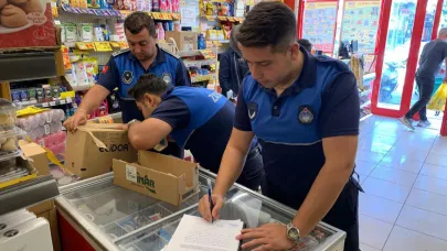 Dinar’da Tüm Marketler Denetlendi