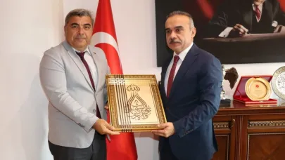 İl Milli Eğitim Müdürü Miraç Sünnetci’den Başsavcı Mehmet Patlak’a Ziyaret
