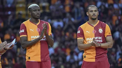 Galatasaray, Osimhen ve Sane İçin İmza Töreni Düzenledi