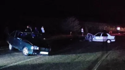 Yağışlı Hava Kazayı Beraberinde Getirdi: 2 Yaralı
