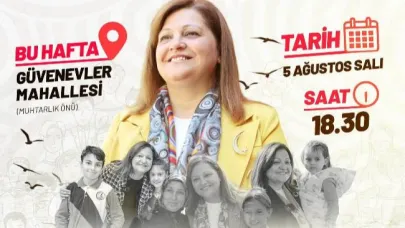 Başkan Köksal, Güvenevler'de Vatandaşlarla Buluşacak