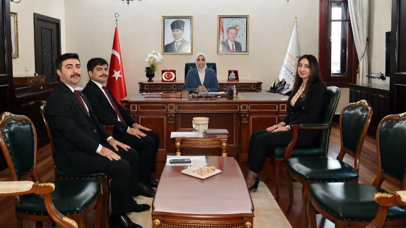 Vali Yiğitbaşı, Kaymakam Vekillerini Kabul Etti
