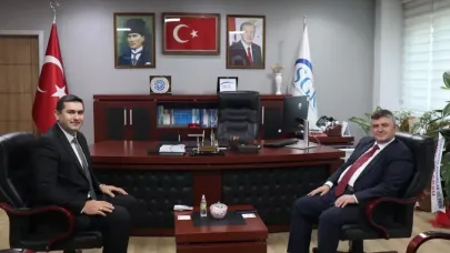 Defterdar Gündüz’den SGK İl Müdürü Çelikbaş’a Hayırlı Olsun Ziyareti