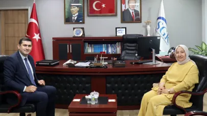 Başkan  Kılınçarslan’dan, Müdür  Çelikbaş’a Ziyaret