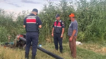 Akarçay Havzası’nda İzinsiz Su Kullanımına Jandarma Müdahalesi