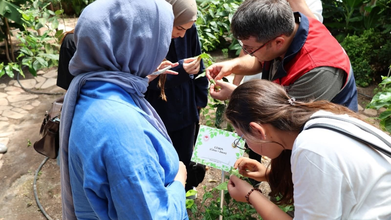 Afyonkarahisar Tıbbi ve Aromatik Bitkiler Merkezi'ne Öğrenci Gezisi