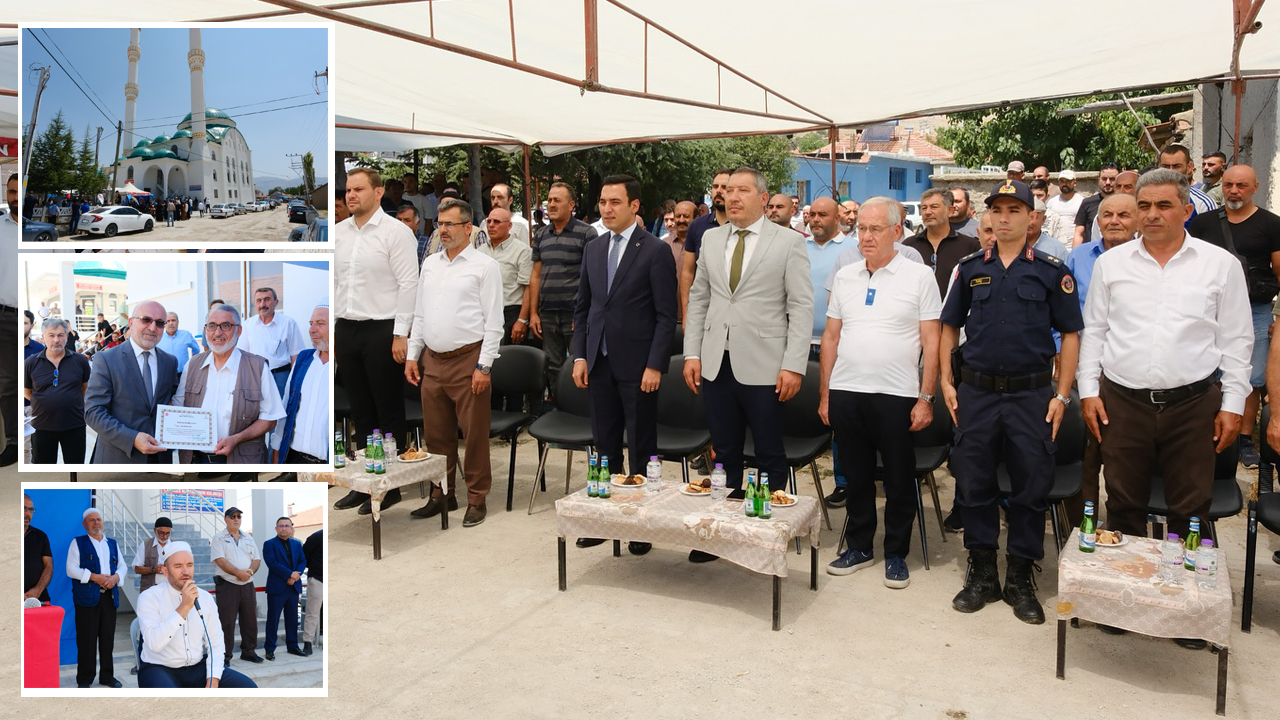Dinar Ocaklı Mahallesi Sultan Alparslan Camisi Dualarla Açıldı