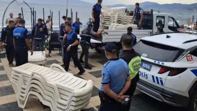 Kaçak Şezlong Operasyonu! Sahil Halkın Kullanımına Açıldı