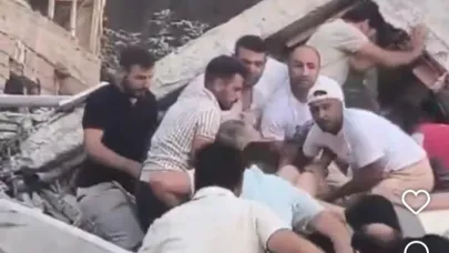 Balıkesir’de Enkaz Altında Kalan Kişi Kurtarıldı