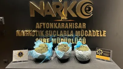Afyonkarahisar’da 3 Kilo 750 Gram Uyuşturucu Ele Geçirildi