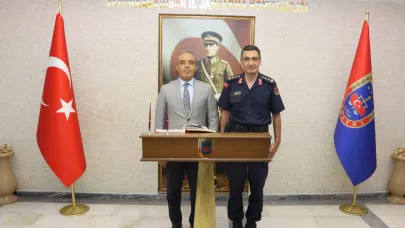 Emniyet Müdürü Erol’dan Jandarma Komutanı Kaya’ya Ziyaret