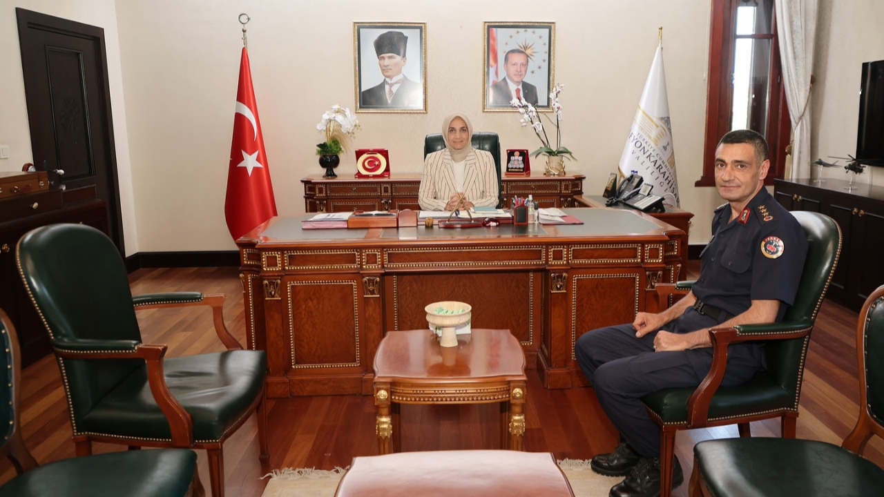 Jandarma Komutanı Albay Kaya’dan Vali Yiğitbaşı’na Ziyaret