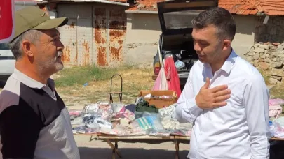 Fehmi Güray Çakır İhsaniye’de Pazar Esnafıyla Buluştu