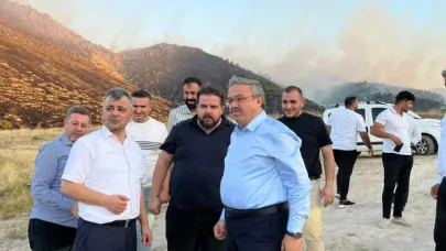 Milletvekili Yurdunuseven, Yedikapı'daki Yangın Bölgesinde İncelemelerde Bulundu