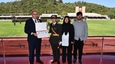 Şehit Ömer Halisdemir’in kızı teğmen oldu