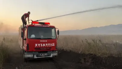 Kemerkaya ve Eber Gölü Yangınları Kontrol Altında