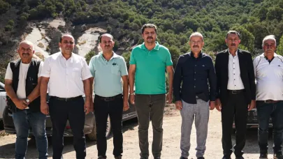 Milletvekili Taytak, Kemerkaya’daki Yangın Bölgesinde İncelemelerde Bulundu