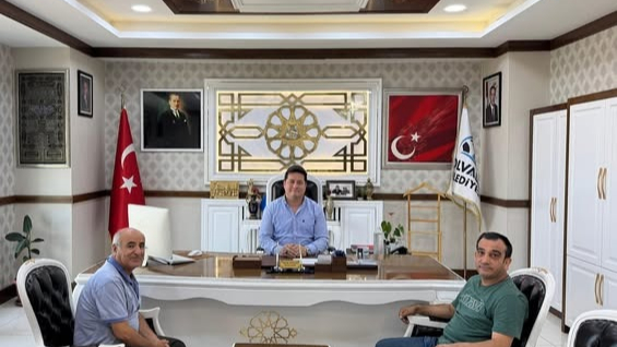 Başkan Aynacı’ya Makamında Ziyaret