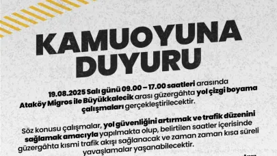 Afyonkarahisar Belediyesi'nden Önemli Duyuru: O Güzergahta Kısmi Trafik Akışı Olacak