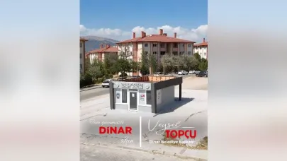 Dinar Belediyesi'nden Fatih Mahallesi'ne Yeni Hizmet Noktası