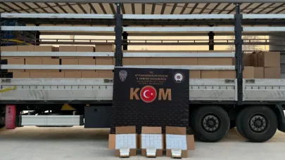 Dinar’da Rekor Kaçak Makaron Operasyonu!