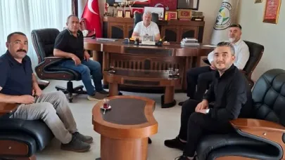 Işıklar Belediye Başkanı Karamoçu’na Makamında Ziyaret
