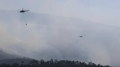 Denizli Pamukkale’deki Orman Yangını Kontrol Altına Alındı