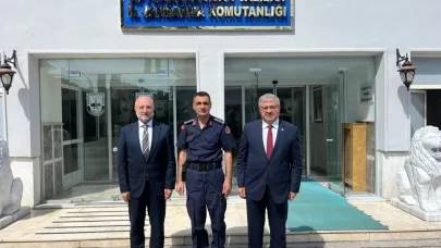 AK Parti Milletvekili Yurdunuseven ve AK Parti İl Başkanı Şahin’den İl Jandarma Komutanı’na Ziyaret