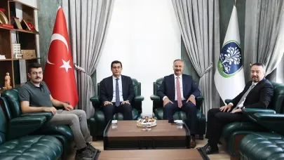 Anayasa Mahkemesi Üyesi ve Cumhuriyet Başsavcısından Başkan Öztaş’a Ziyaret