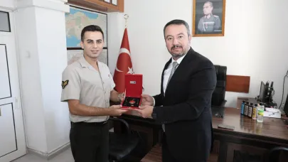 Başkan Öztaş’tan Komutan Yürük ve Emniyet Müdürü Ermiş’e Hayırlı Olsun Ziyareti
