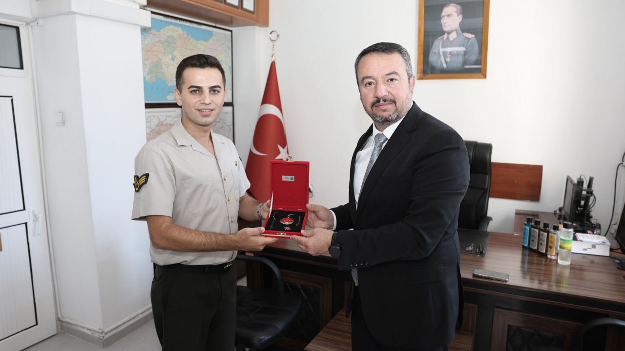 Başkan Öztaş’tan Komutan Yürük ve Emniyet Müdürü Ermiş’e Hayırlı Olsun Ziyareti