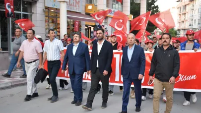Şuhut’ta 30 Ağustos Zafer Haftası Yürüyüşü Coşkuyla Gerçekleşti