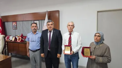 Milli Eğitim Müdürlüğü'nde Veda ve Teşekkür Töreni