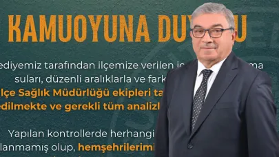 Başkan Özaşkın Açıkladı: "Sular Güvenle Kullanılabilir"
