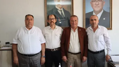 İYİ Parti Heyeti’nden Zafer Partisi Dinar İlçe Teşkilatına Ziyaret