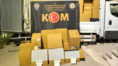Afyonkarahisar’da Kaçak Makaron Operasyonu: 3 Milyon 950 Bin Adet Ele Geçirildi
