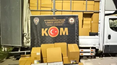 Afyon’da 4 Milyon Sahte Bandrollü Makaron Ele Geçirildi