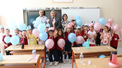 Müdür Sünnetçi, Minik Öğrencilerin İlk Gün Heyecanına Ortak Oldu