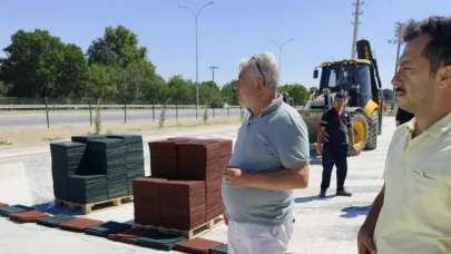 Başkan Karamoçu, Çocuk Parkındaki Çalışmaları Yerinde İnceledi