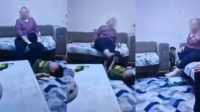 Torununa Şiddet Uyguladı, Görüntüler Ortaya Çıkınca Gözaltına Alındı