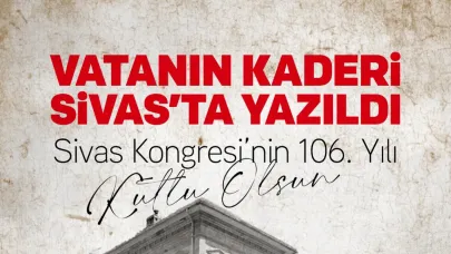 Başkan Köksal'dan Sivas Kongresi Mesajı: "Bağımsızlık Meşalesinin Yakıldığı Gün"
