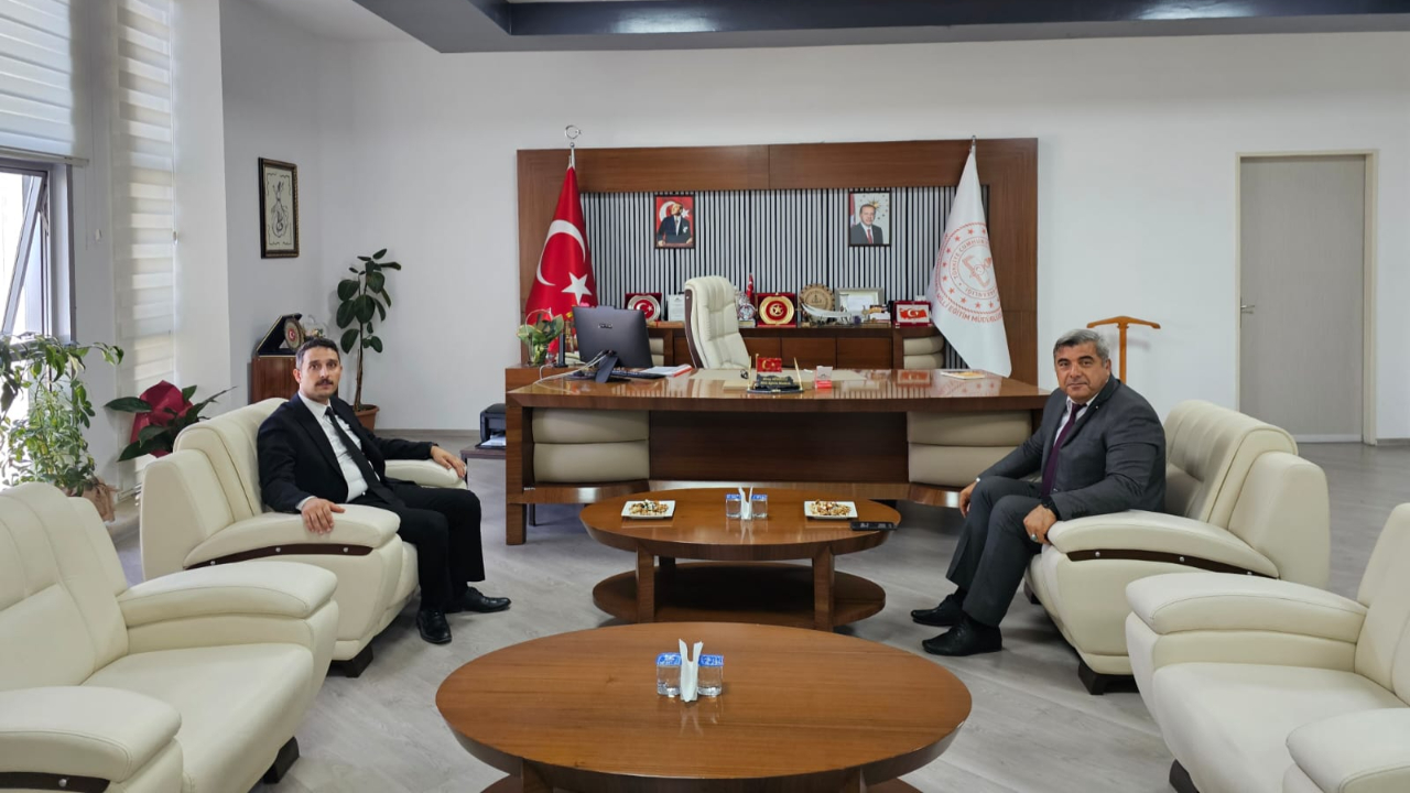 Başkan Kaya'dan Müdür Sünnetci'ye Ziyaret