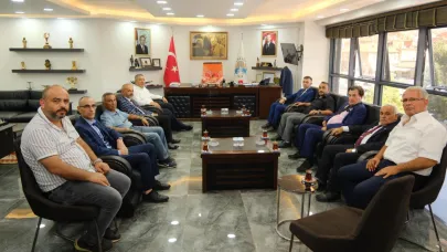 Yeniden Refah Partisi’nden Başkan  Veysel Topçu’ya Ziyaret