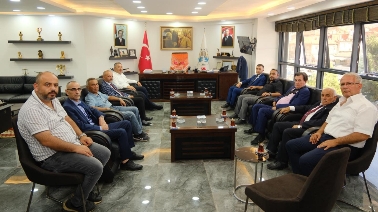 Yeniden Refah Partisi’nden Başkan  Veysel Topçu’ya Ziyaret